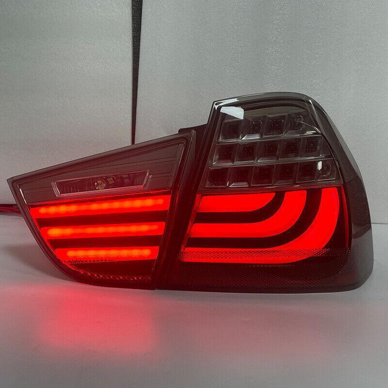 Suitable for BMW E90 3 Series 09-12 4Dr Sedan taillights with LED strips.