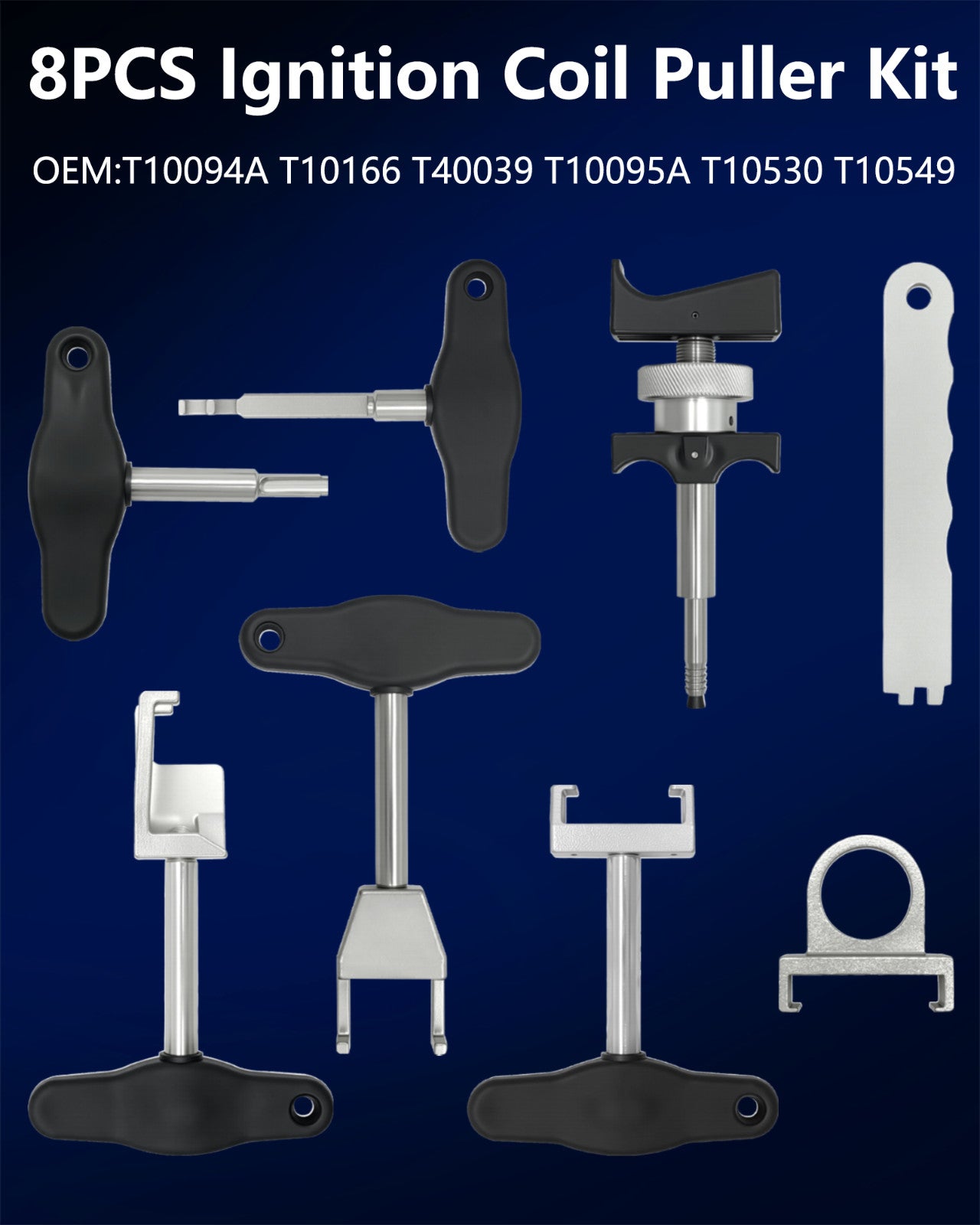 8Pcs Ignition Coil Spark Plug Puller Kit for Audi for VW 1.4 1.6 1.8 2.0 3.0 Engine