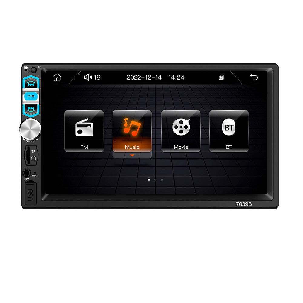 7in Wireless For Apple CarPlay Android Auto Touch Screen Car Stereo FM Radio