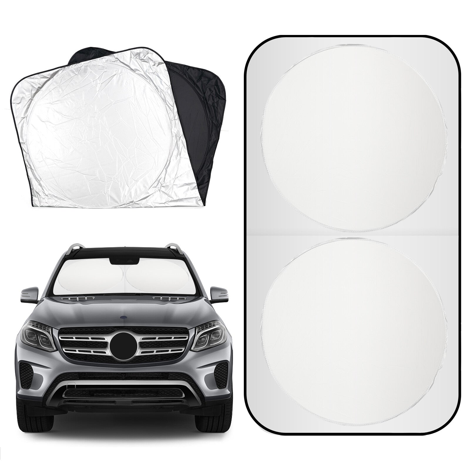 Car Windscreen Sun Shade Reflective Front Rear Windshield UV Block Heat Van SUV