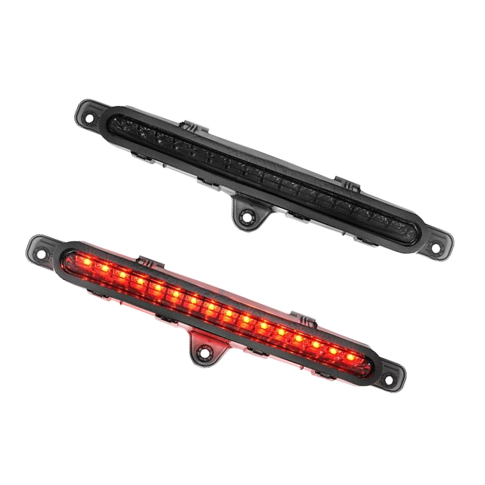 Full LED 3RD Third Brake Lights Black for Ford for Mustang GT Base 2-Door 2010-201PS