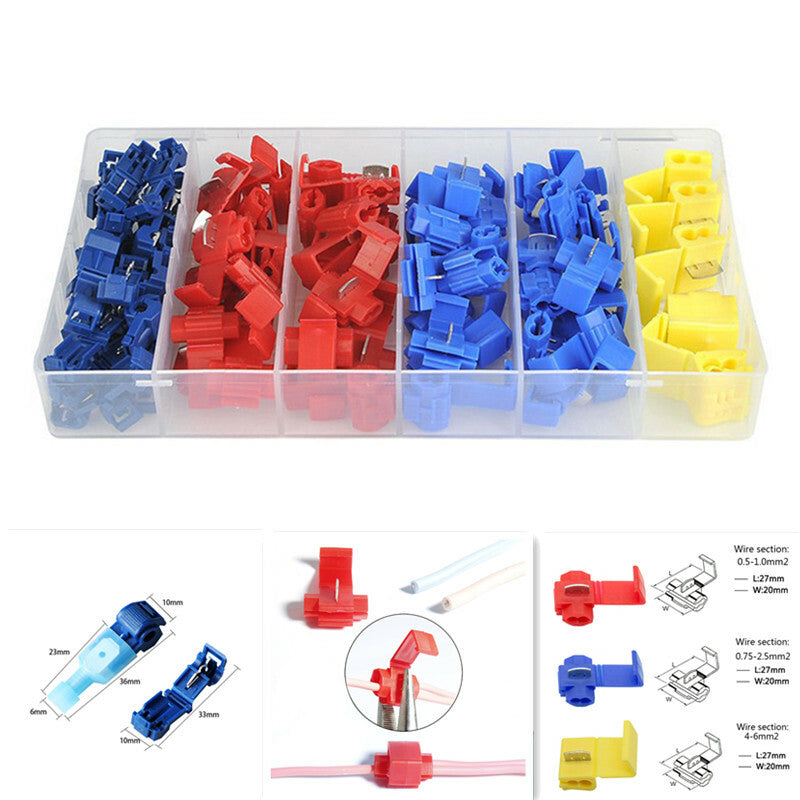 Car Electric Wire Cable Connectors Quick Splice Terminals Crimp Non Destructive