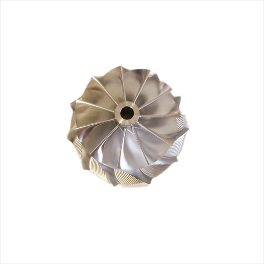 RHF5HB 49.62/61.98 mm 11+0 Blade Billet Compressor Wheel for VF30/VF34 (Upgraded Version)