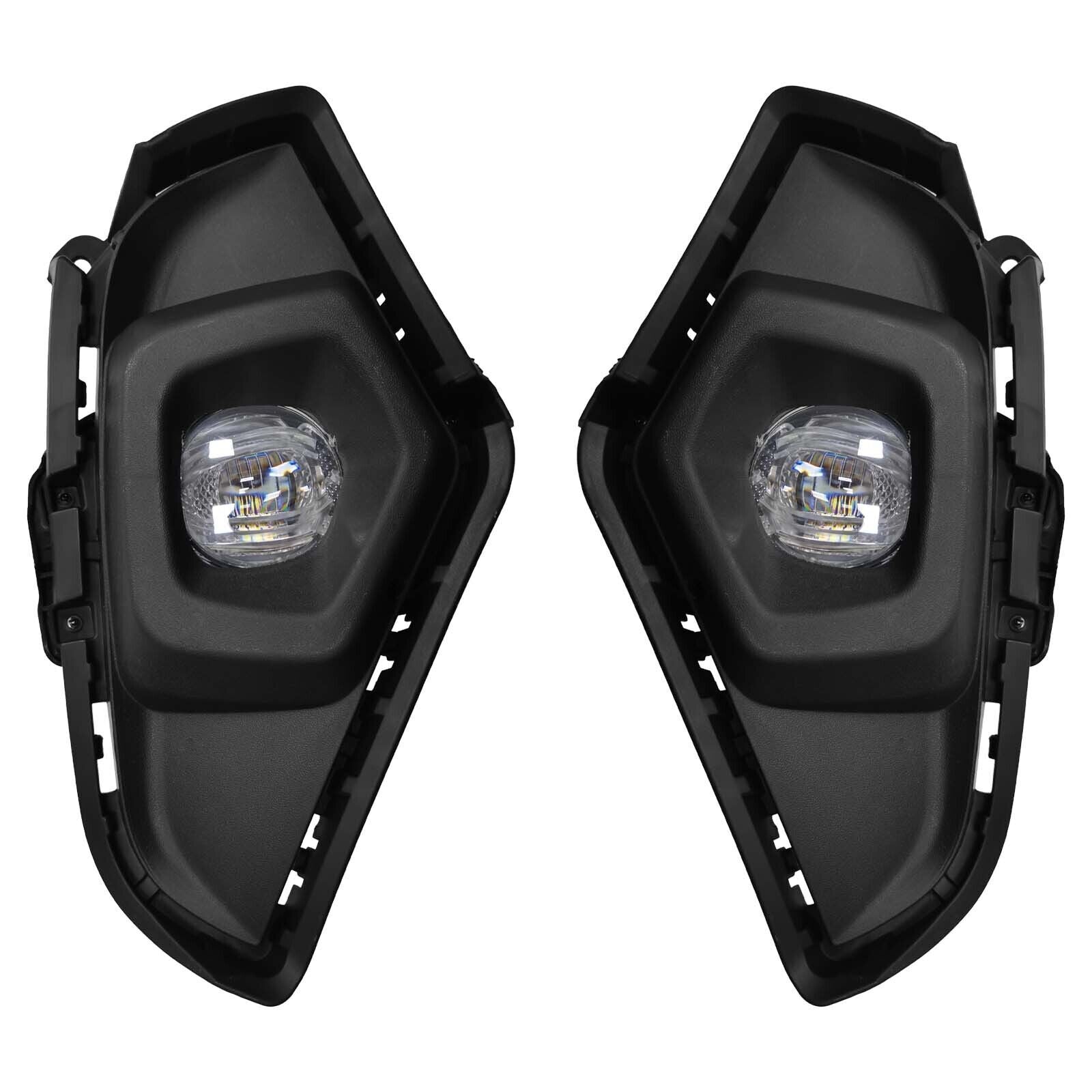 1 Dual LED White Fog Light for 2019-2024 for Toyota Rav4 with Wiring and Switch