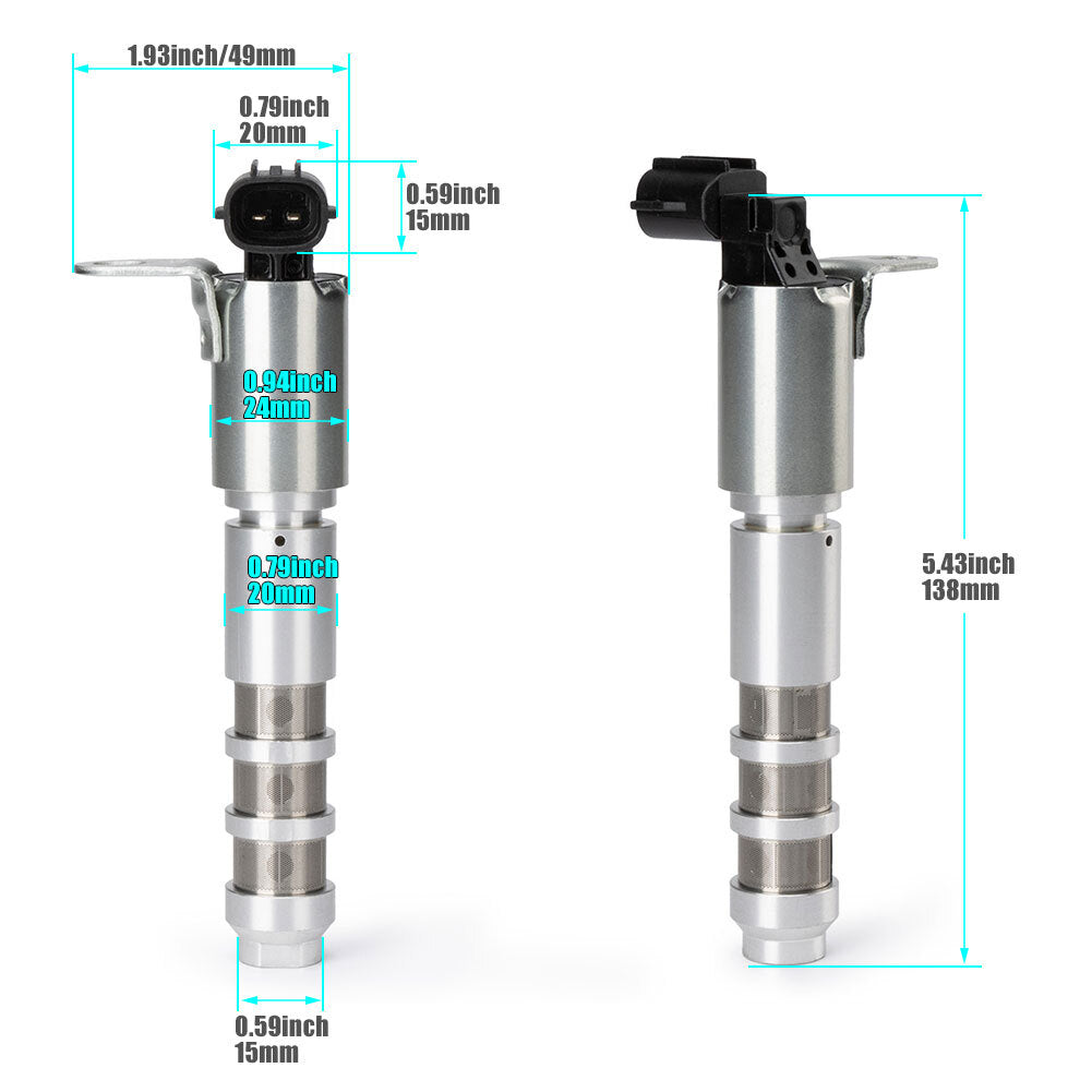 2PCS VVT Camshaft Position Solenoid Valve for Buick for Cadillac for Chevy for GMC 12636175