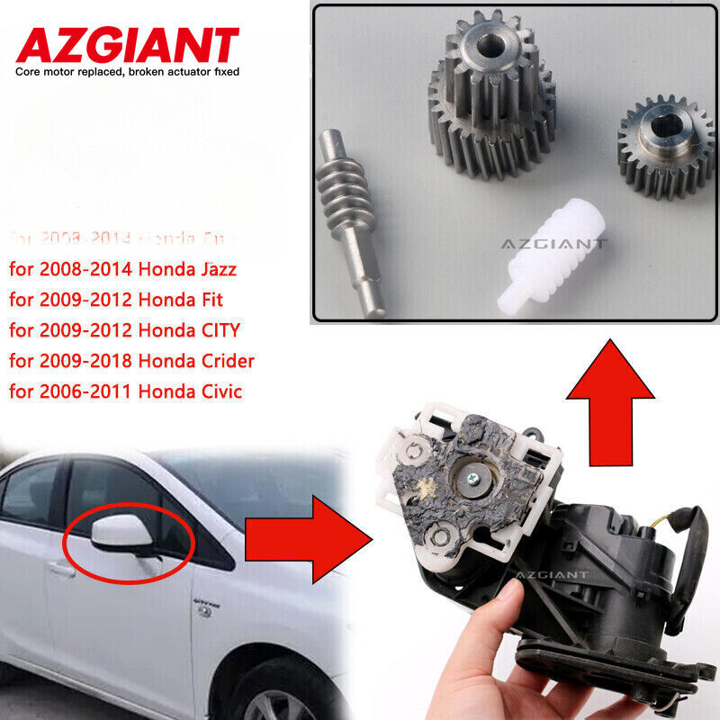 for 2009-2014 for Honda Odyssey rb3 Car Side View Mirror Folding Motor Gear Kit