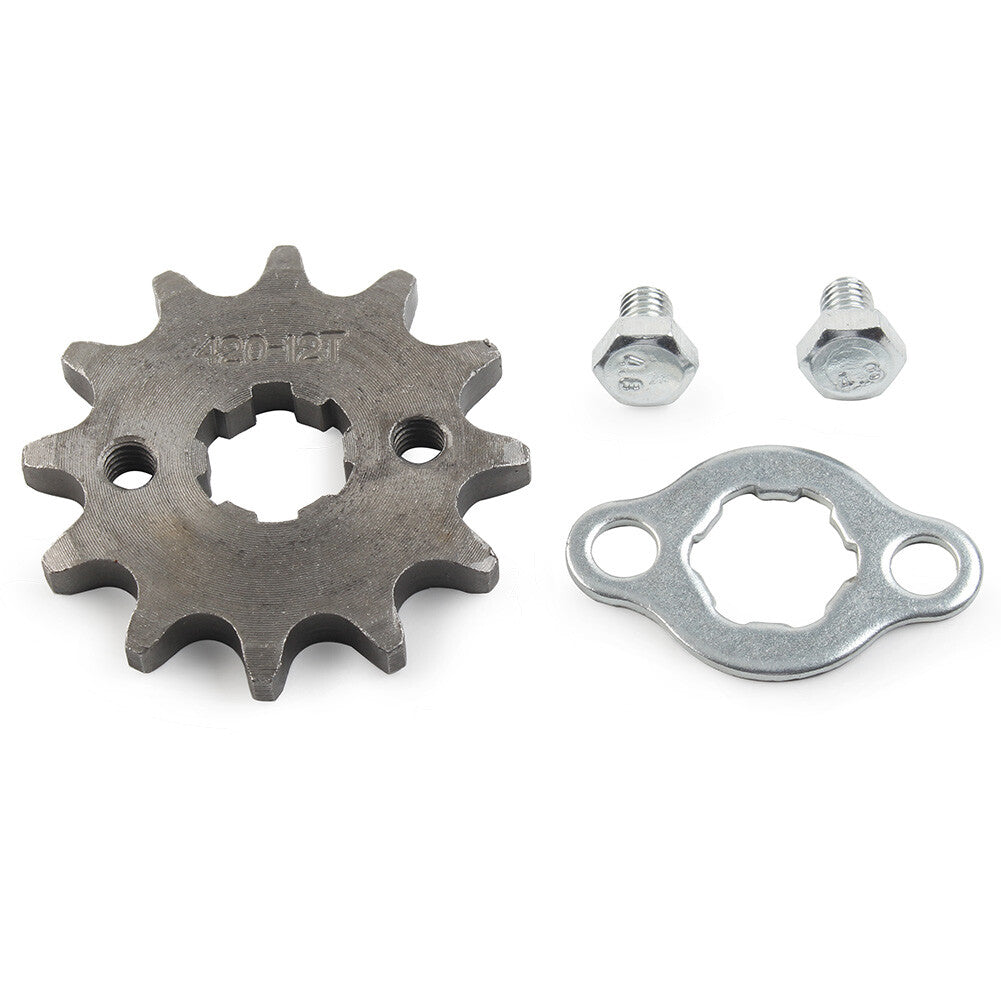420-12T 17MM Front Chain Sprocket For 50cc 70cc 90cc 110cc 125cc Pit Dirt Bike