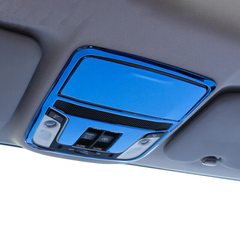 2PCS Front Reading Light Cover Trim Blue Titanium for Honda CRV CR-V 2017-2021