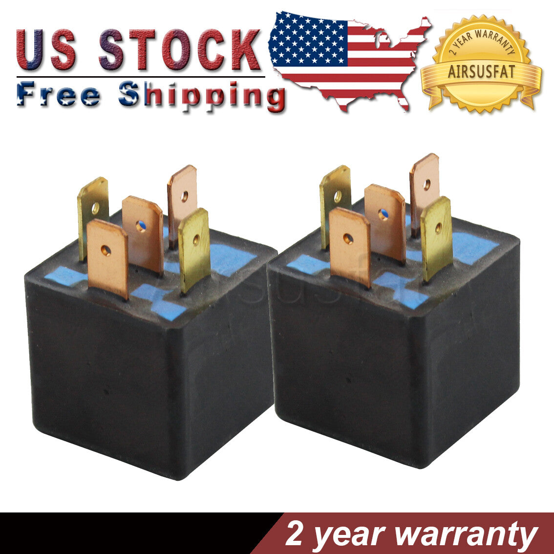 2pcs Air Compressor Relay for Mercedes W164 W220 W221 W251 W166 C216 0025427619