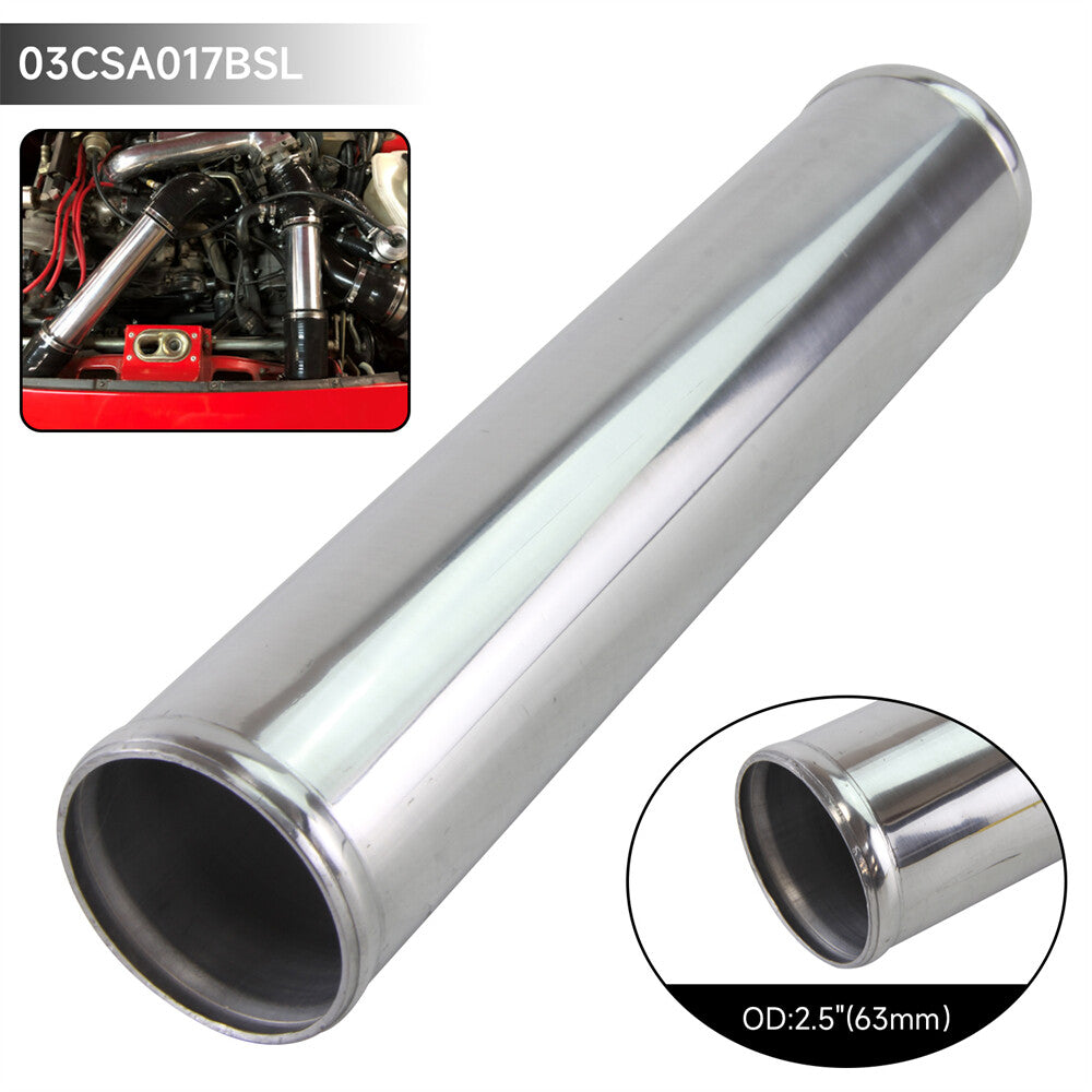 63mm 2.5 inch Aluminum Intercooler Intake Turbo Pipe Piping Tube hose L=300mm