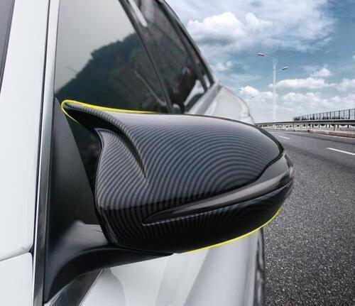 Cover Trim OX Horn Rear View Mirror for Benz GLC GLC43 63 2016-2022 Carbon Style
