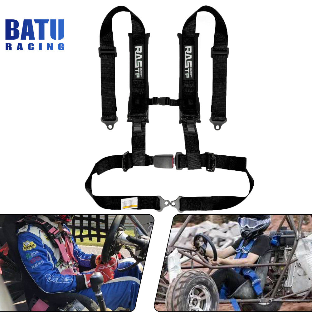 2 4-Point Harness Quick Release Safety for Seat Belt+Shoulder Pads for KTM Go-Kart