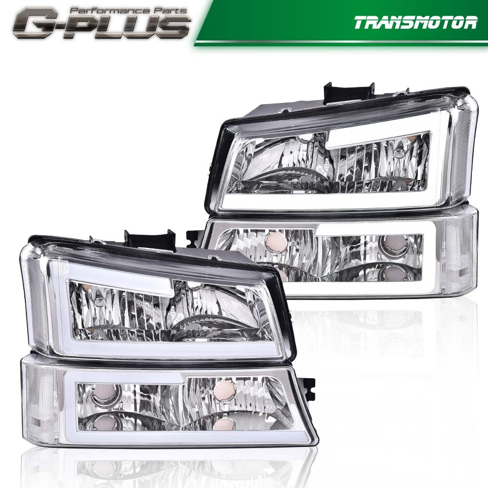 Retirement Star 03-07 for Chevrolet 4 SILVERADO AVALANCHE LED DRL Light Rich BUMPER LAMPS Yellow/Huang Ming