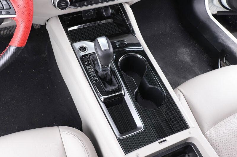 for Nissan 2019-2022 Altima Black Titanium Central Console Gear Shift Cover Trim