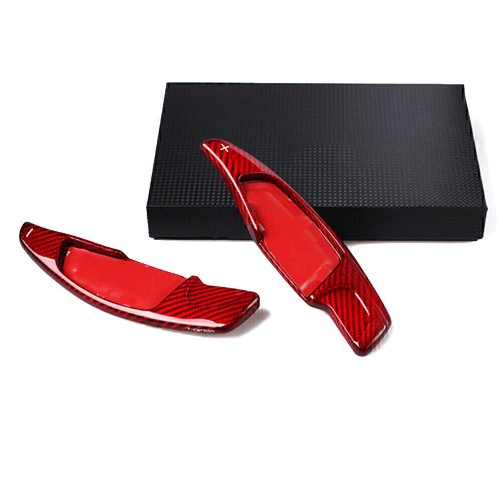 Carbon Fiber Steering Wheel Shift Paddle Extension L+R Fit for BMW NEW 5/7 SERIES