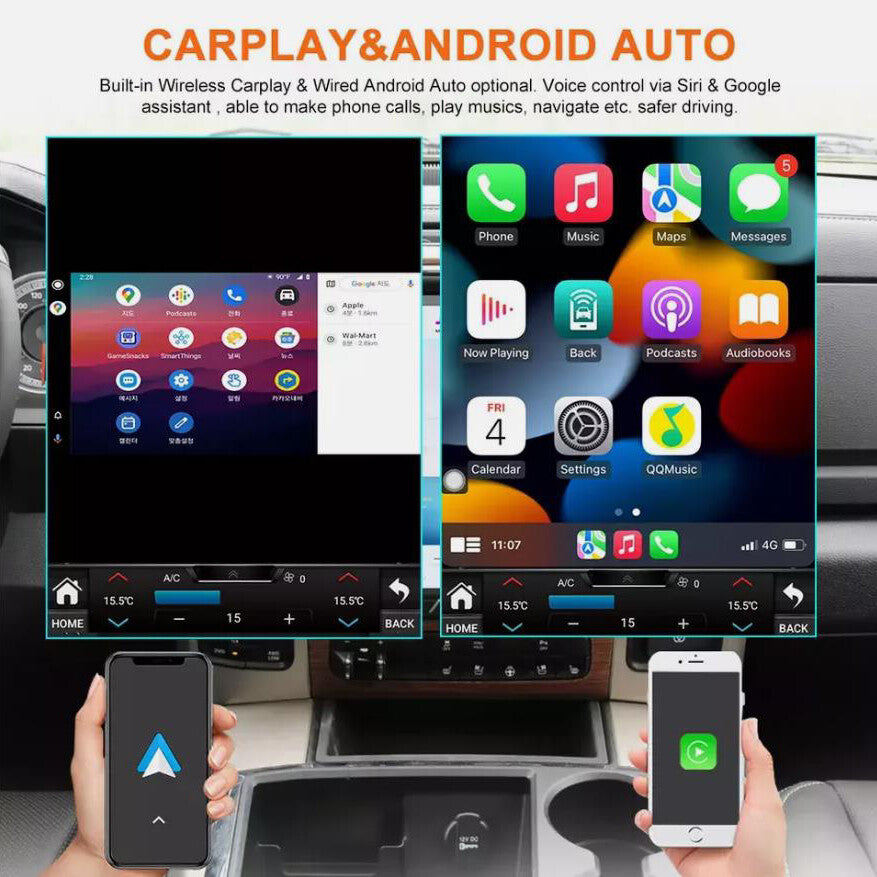 Fits 2014-2021 for Nissan Armada Navi 32GB Android GPS Car Stereo Radio Carplay Unit