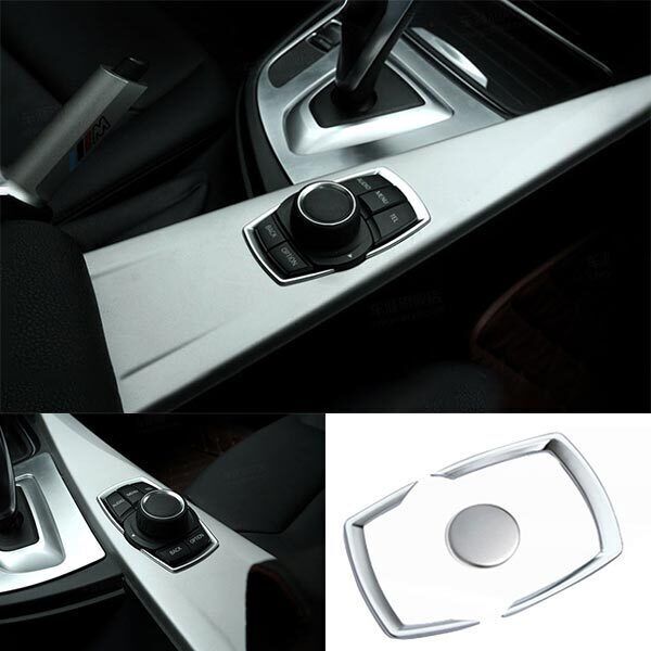 for BMW 3 4 Series GT 2013-2019 ABS Silver Gear Shift Panel Trim Central Console