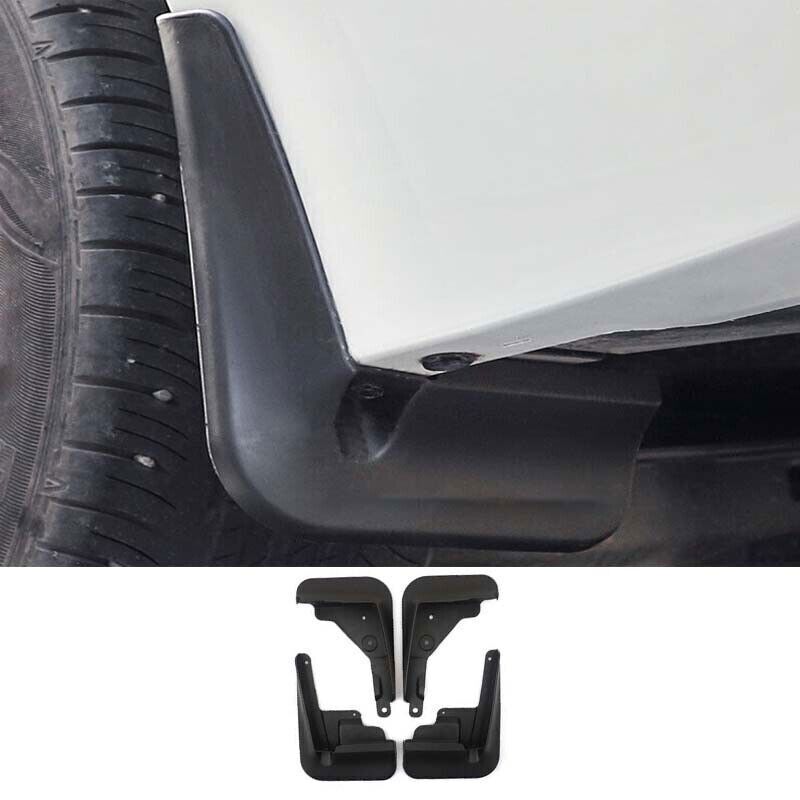 4P ABS Matte Black Mud Flaps Splash Guards Fender for Toyota for Corolla Sedan 20-24