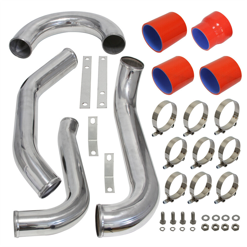 Intercooler Piping Kit for Toyota Supra MK4 JZA80 2JZ-GTE Twin Turbo 93-98 Red