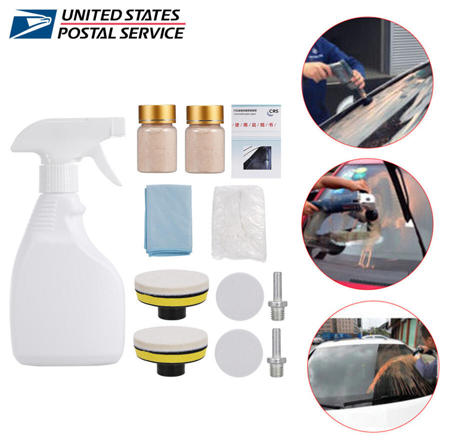 Auto Windshield Repair Glass Polishing Deep Scratch Removal Glass Polishing Kit