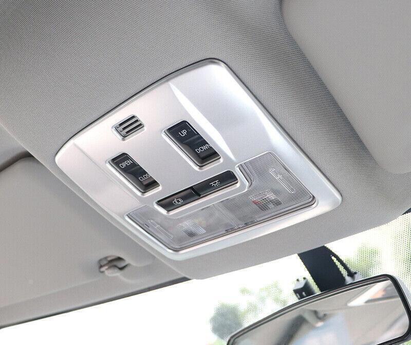 for Toyota RAV4 13-2018 Silver interior Front Reading Light Lamp Frame Trim 1X