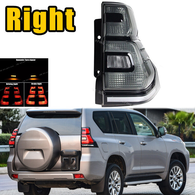 1Pcs for Toyota for Land Cruiser Prado LC150 2018-2020 Right Rear Tail Light Smoked