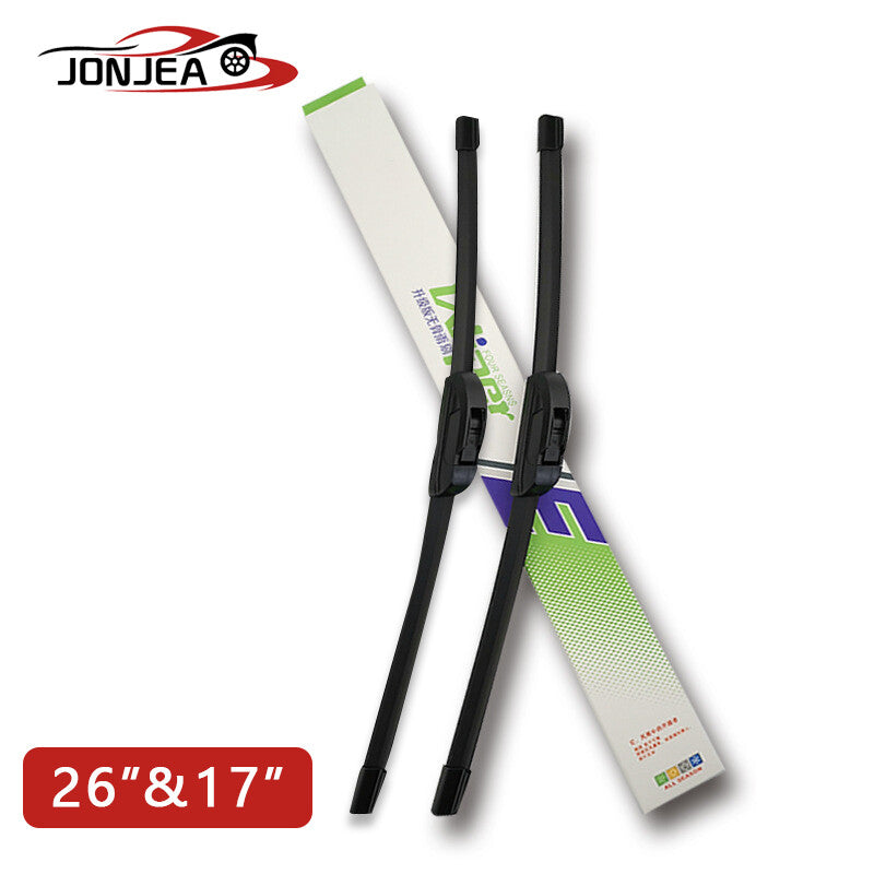 26 + 17 inch Wiper Blade Front Left+Right Windshield Wiper Blades Set