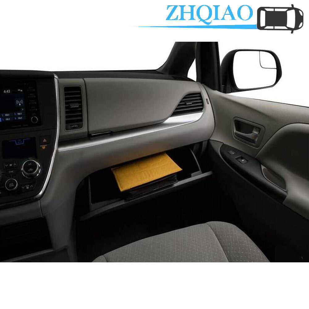 4PCS Carbon Fiber Look Inner Door Handle Cover Trim Fits for Toyota for Sienna 2015-2020