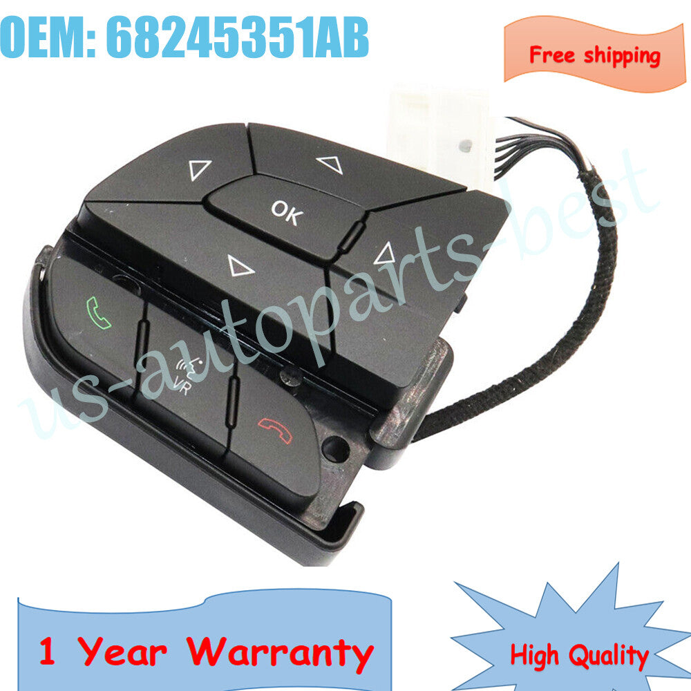Steering Wheel Evic Audio Switch 68245351AB for Chrysler 300 for Dodge Charger for Jeep