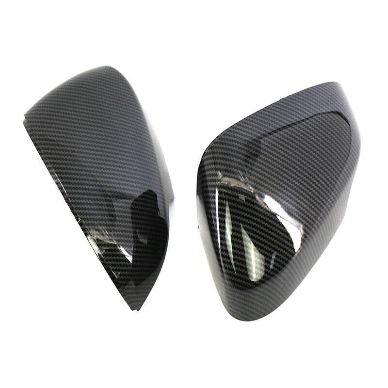 for Volvo C30 S40 S80 2007-2011 Carbon Fiber Look Replacement Mirror Cover Caps
