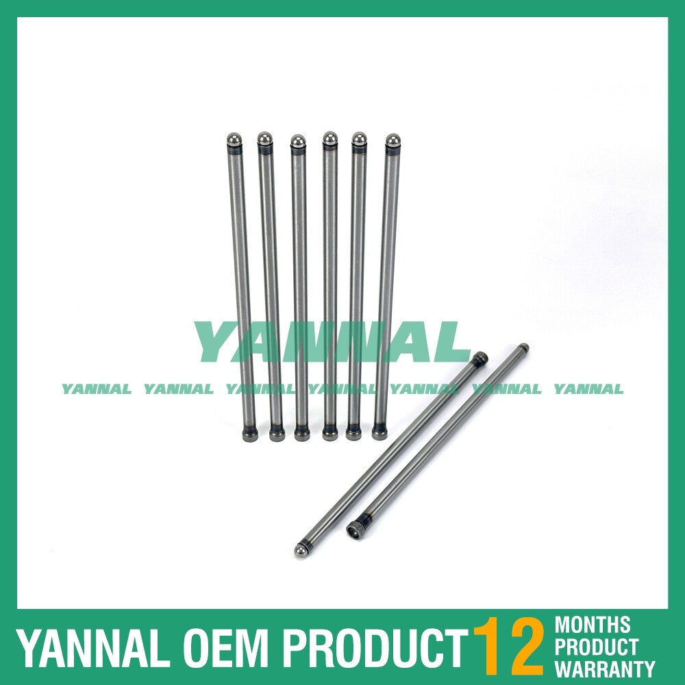 new 4x 15221-15110 valve push rods suitable for Kubota V1902 and V1702 engines.