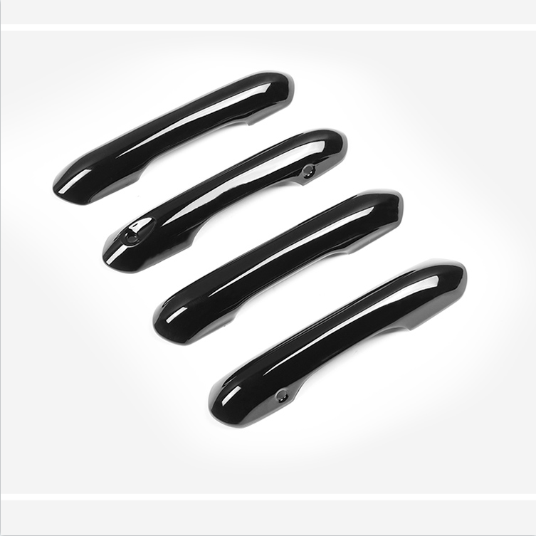 Glossyt Black Front Outer Door Handles Cover Trims for Ford Explorer 2020-2023
