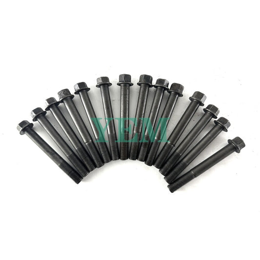 1 Set Engine Head Bolt 14pcs For Yanmar 3TNC78 Engine 3TNC78 Cylinder Head Bolt