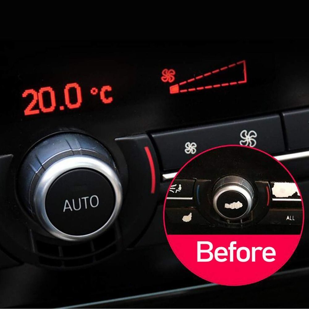 4pcs Black HVAC Heater Control Knob Plastic Knob Button for X6 2014-2019