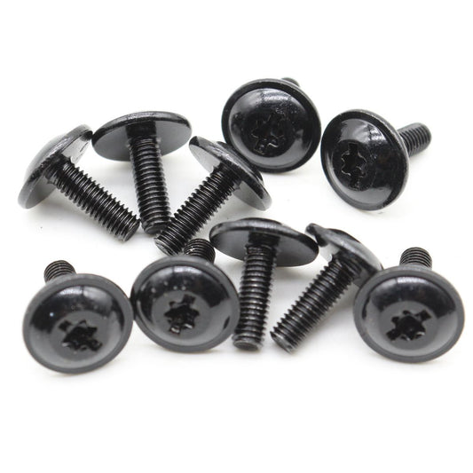10Pcs Fender M5-0.8 x 14.5mm Metal Bolt Screw for VW for AUDI N90785002