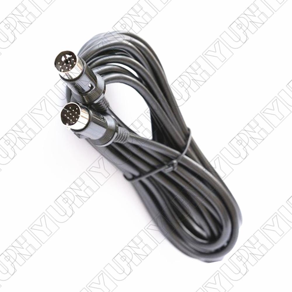 5M Male to Male 13 PIN DIN CD Changer to Head Unit Extension Cable For Kenwood
