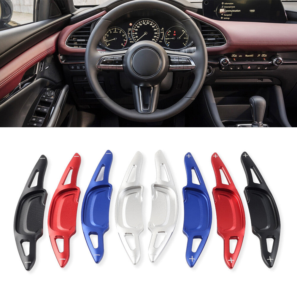 Interior Steering Wheel Paddle Shifter Extend Accessories for Mazda 3 Axela CX30