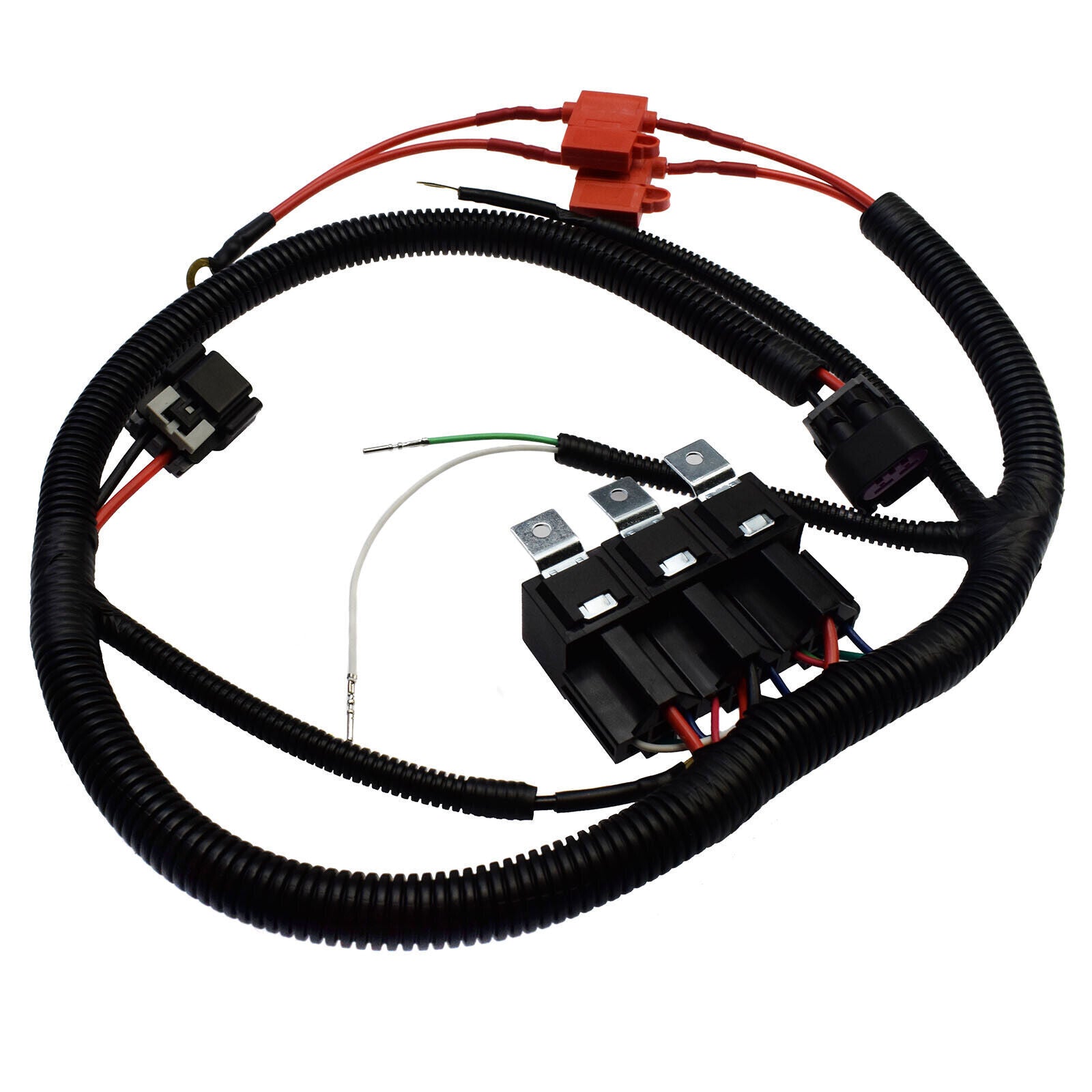 Dual Electric Fan Upgrade Wiring Harness For 1999-2006 Control 7L5533A226T