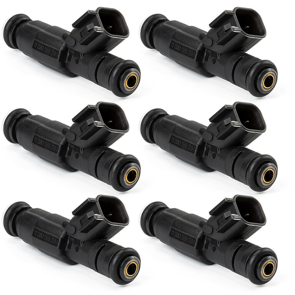 6-piece fuel injector upgrade with 4 holes for 1999-2004 for Jeep Cherokee 4.0L L6 0280155784
