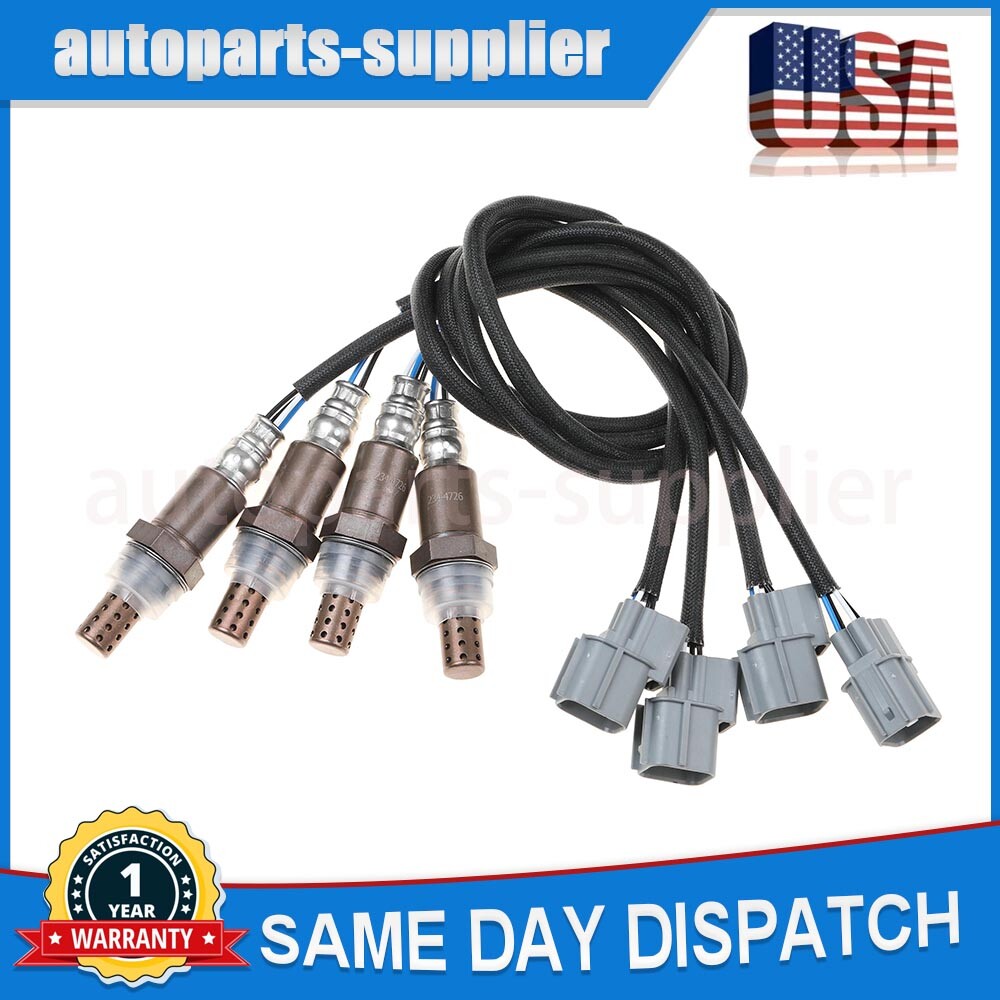 4 downstream oxygen (O2) sensors, model 234-4726, for Acura TL, RL, and for Honda Odyssey Accord.