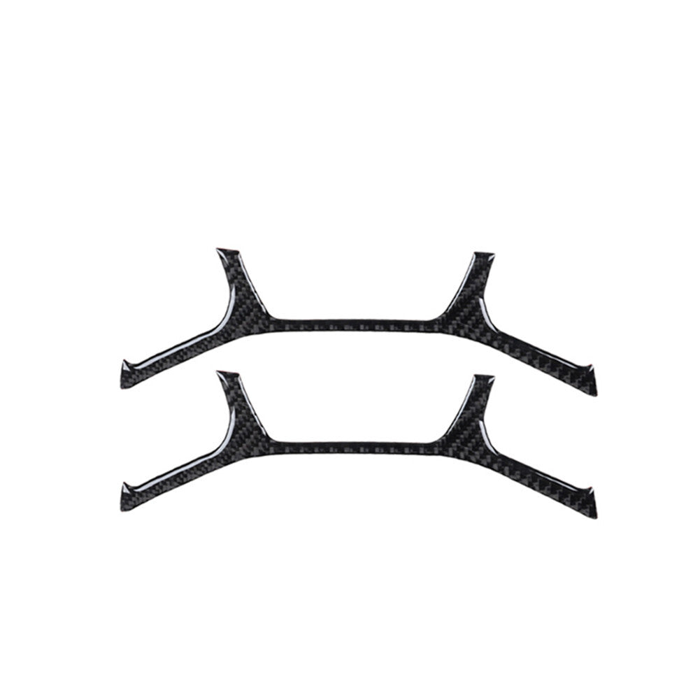 2Pcs Carbon Fiber for Seat Head Cover Trim Strip for Toyota Supra A90 2019-2022