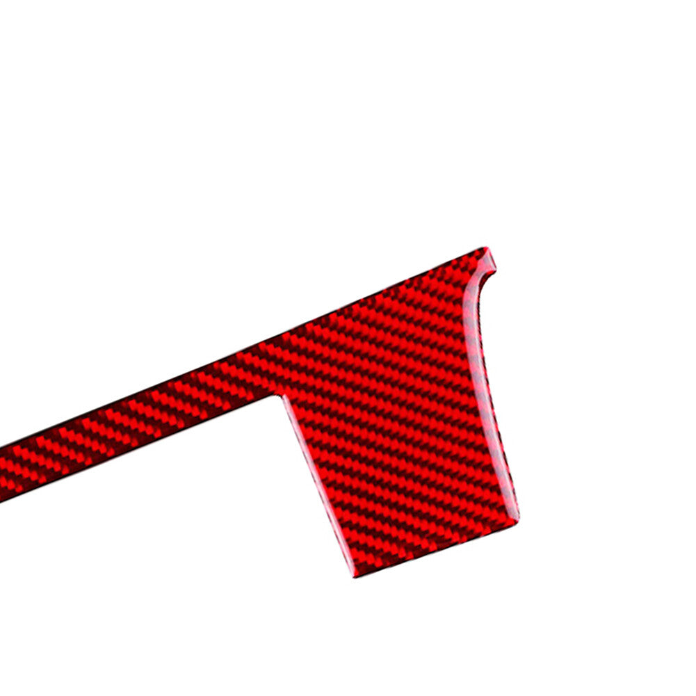 Red Carbon Fiber Center Console Lower Trim for Lexus RC300 350 200T 2015-2020