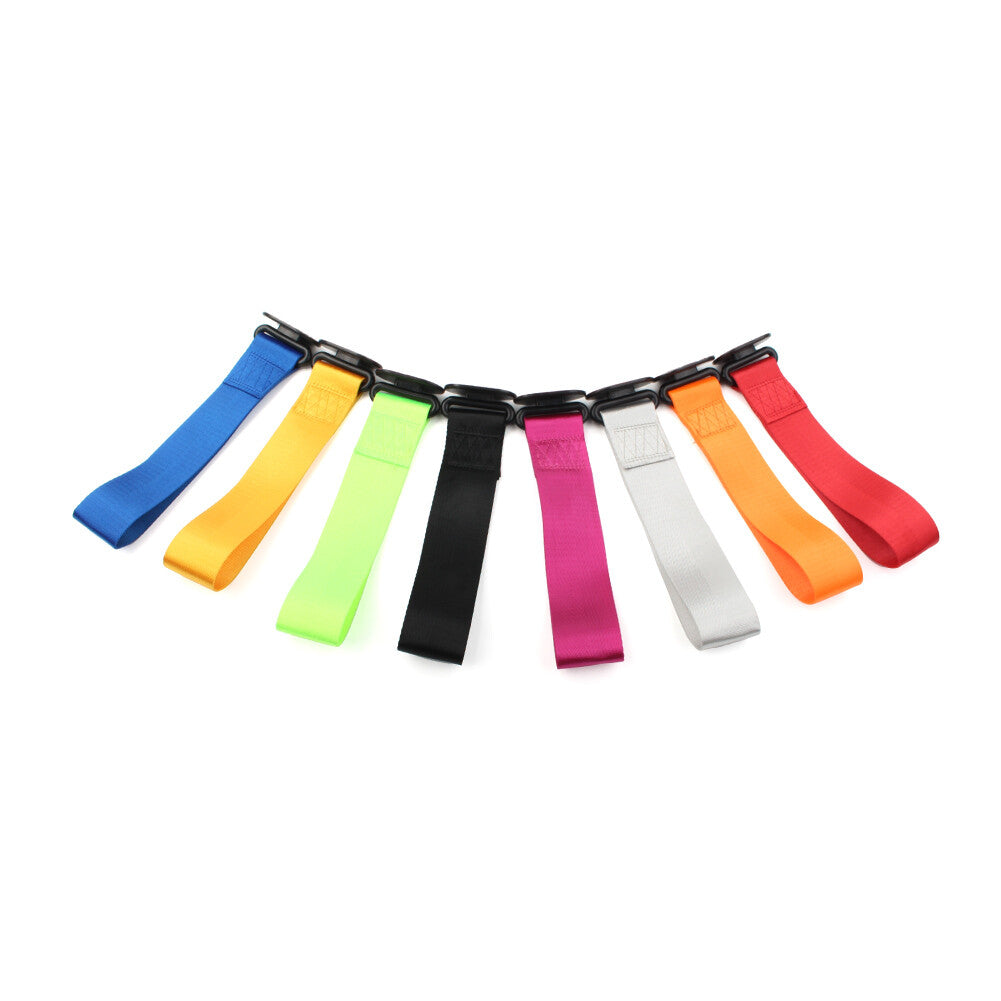 Nylon Car Tow Towing Strap Belt Rope Rally Hook Universal Fit Rear/Front Bumper