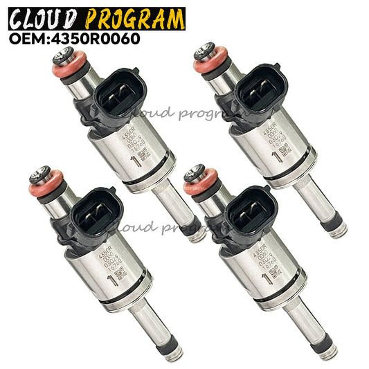 NEW 4 sets fuel injector 4350R0060 for Renault 1.2 Tce for NISSAN Qashqai 1.2