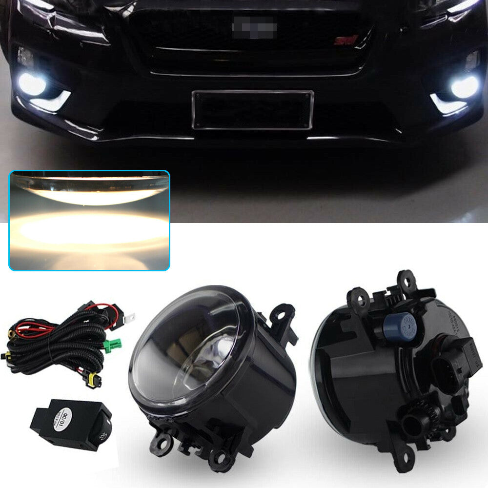 Suitable for 2015-2017 for Subaru WRX/STi clear fog light H11 halogen bulbs with switch wiring harness.
