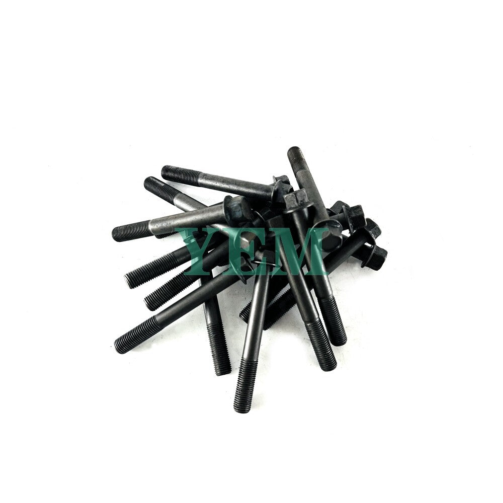 1 Set Engine Head Bolt 18pc For Yanmar 3TNV80F Engine 3TNV80F Cylinder Head Bolt