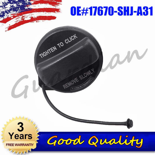 Fuel filler cap 17670-SHJ-A31, suitable for Acura TSX 2005-2008, RSX 2005-2006, for Honda .