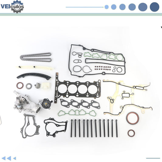 Head Gasket Timing Chain Kit Water Pump for 2011-15 for Chevy Sonic for Cruze for Buick 1.4L