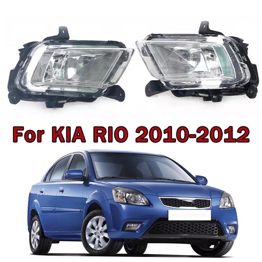Pair for KIA RIO 2010-2012 Front Bumper Driving Lamp Fog Lamp