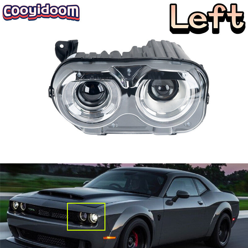 Left Front Head light lamp Driver Side For 2015-2021 for Dodge for Challenger
